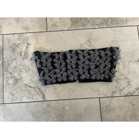 Butterfly Fly Away Cropped Corset EUC - Picture 6 of 11